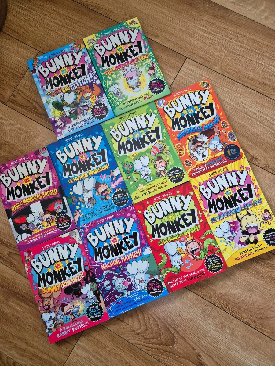 Bunny v Monkey books