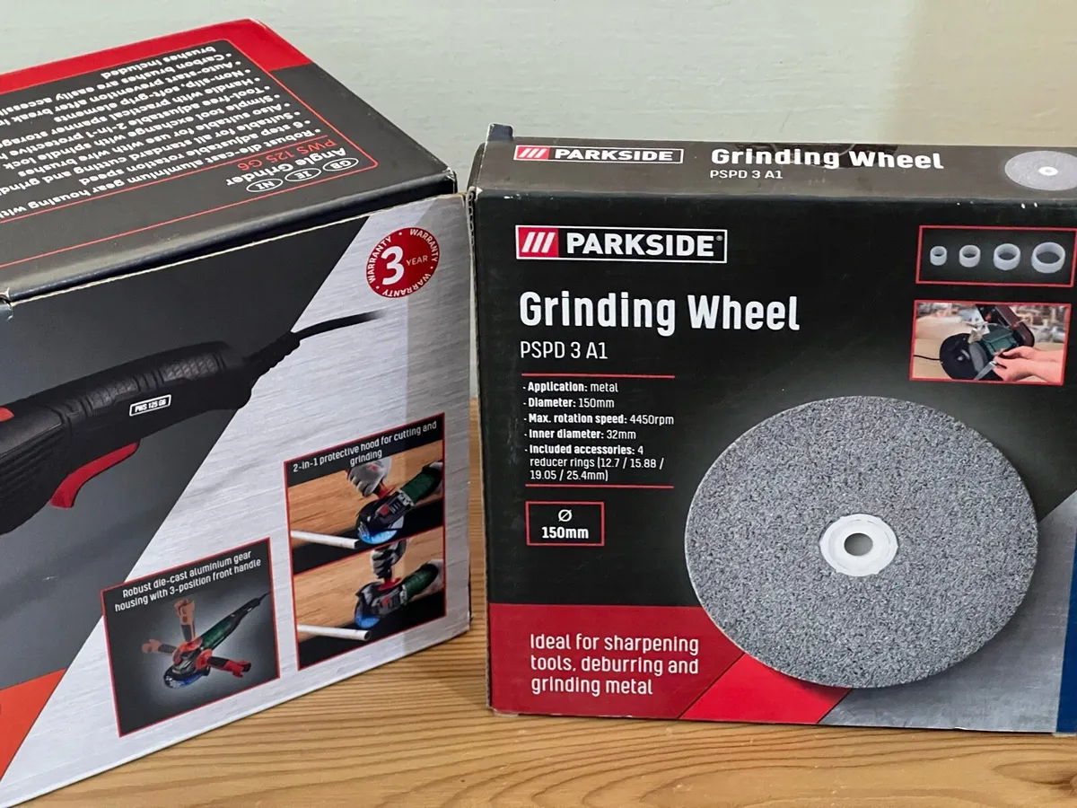 Parkside Angle Grinder With Metal Cutting Disc - Image 2