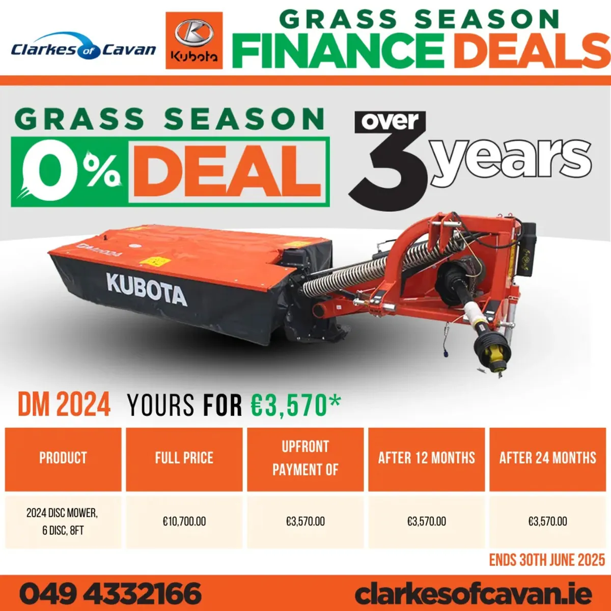 Kubota disc mower - Image 1