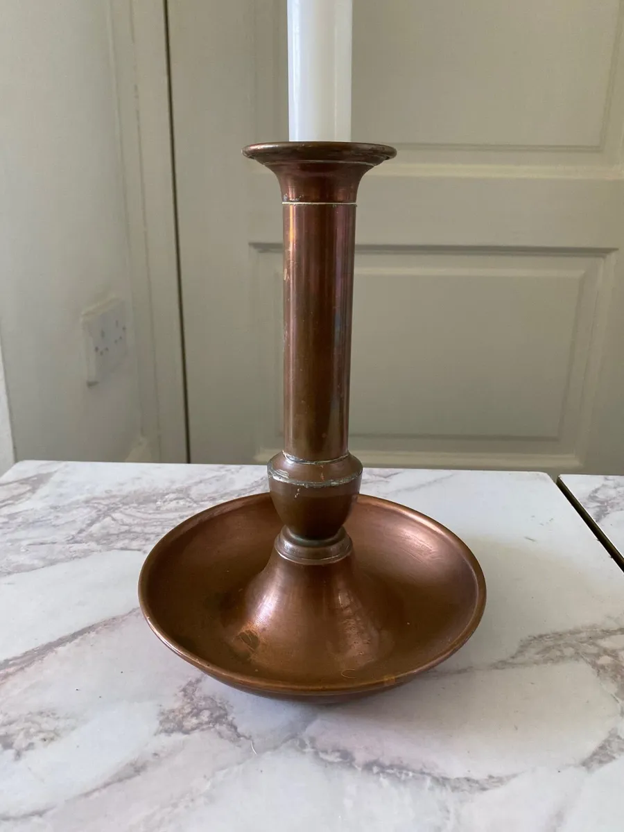 Candlestick copper - Image 1