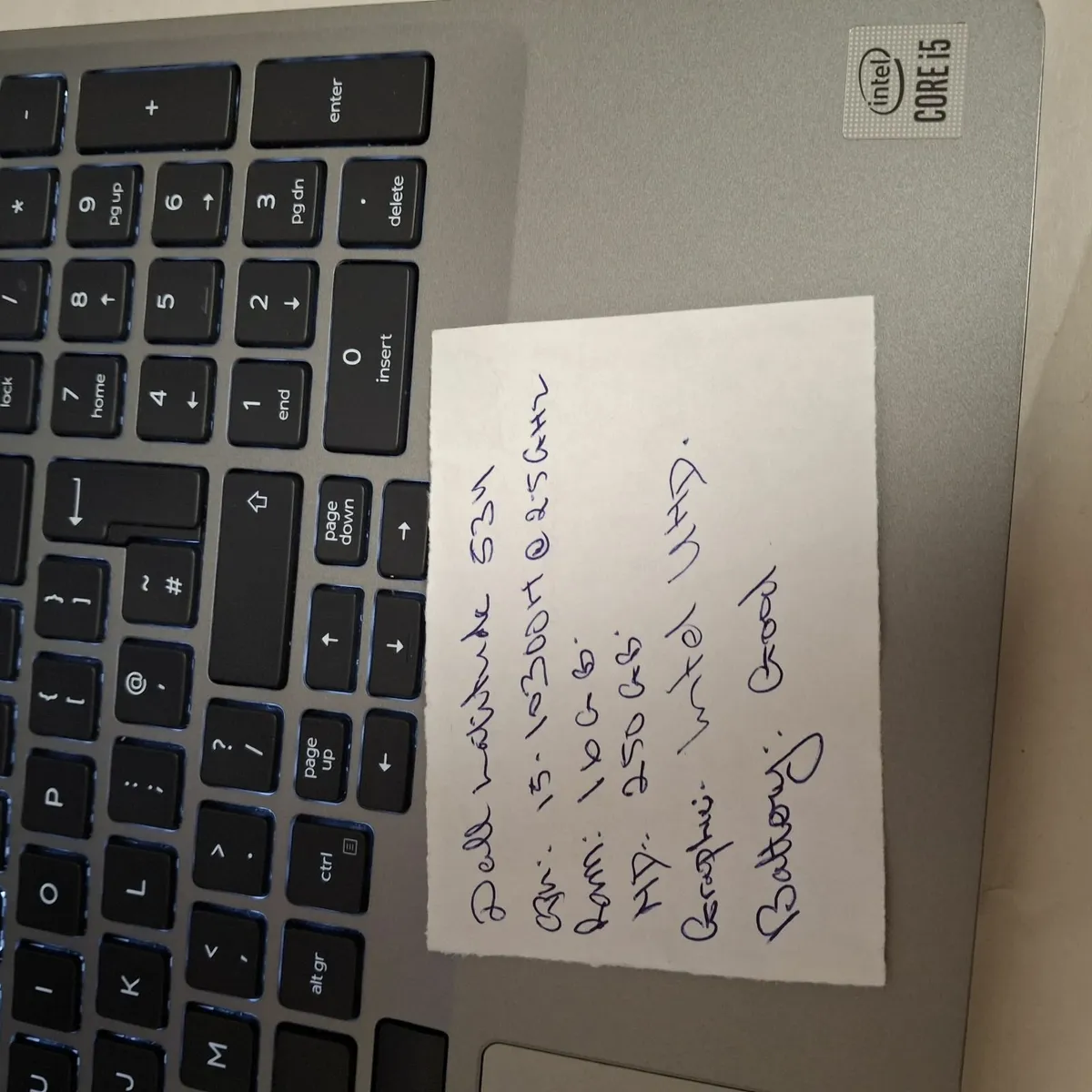 Dell Latitude 5511 i5-10300H Minor Cosmetic Flaw - Image 3
