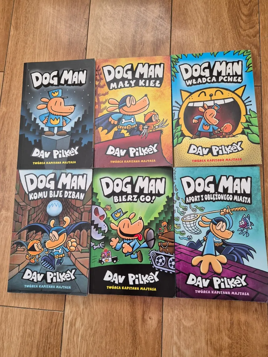 Dogman books in Polish