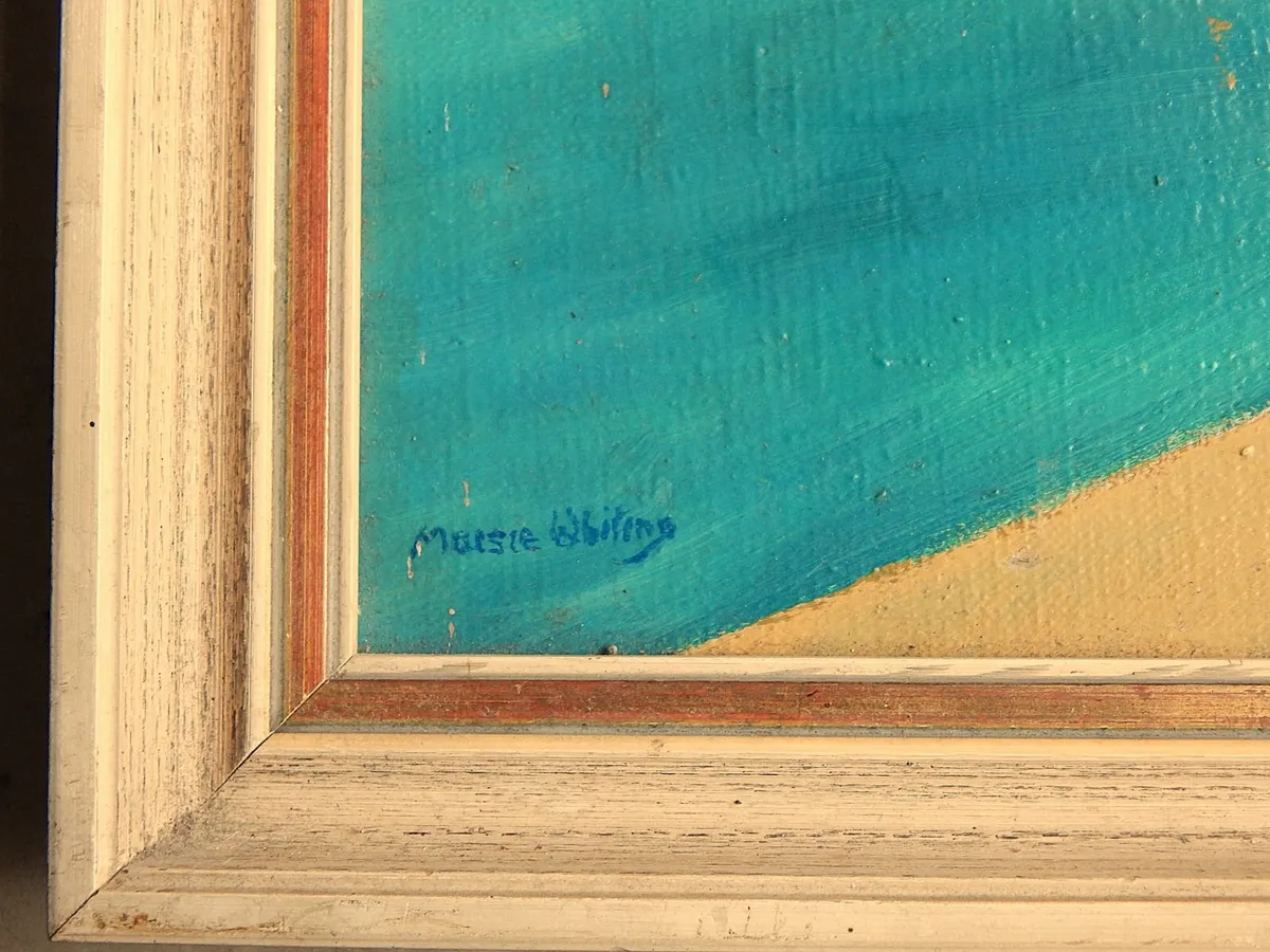 Signed Vintage Oil on Canvas Painting of Ramsgate - Image 2