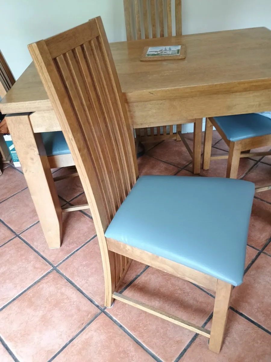 Dining Table and 4 Chairs - Image 2