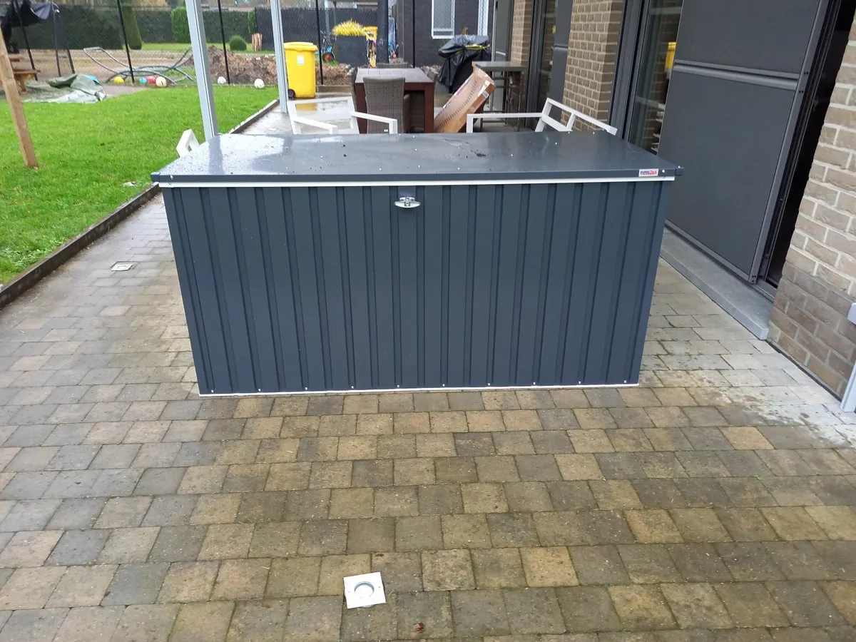 770 Litre Steel Patio Storage Boxes Free Delivery - Image 4