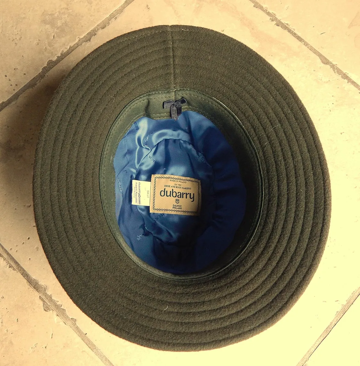 Dubarry Rathowen Olive Felt Hat, Size 6 ¾ (55) - Image 3