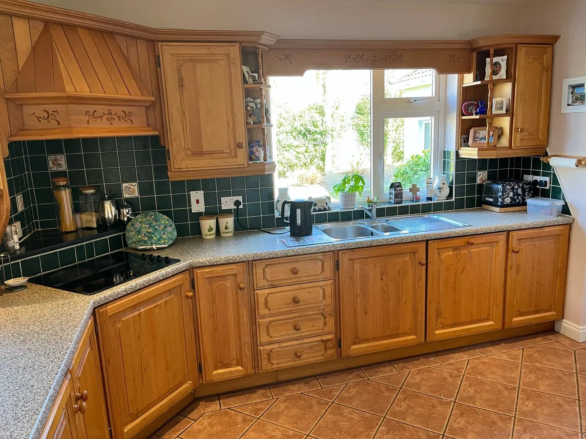 Solid Wood Chestnut kitchen - Image 1