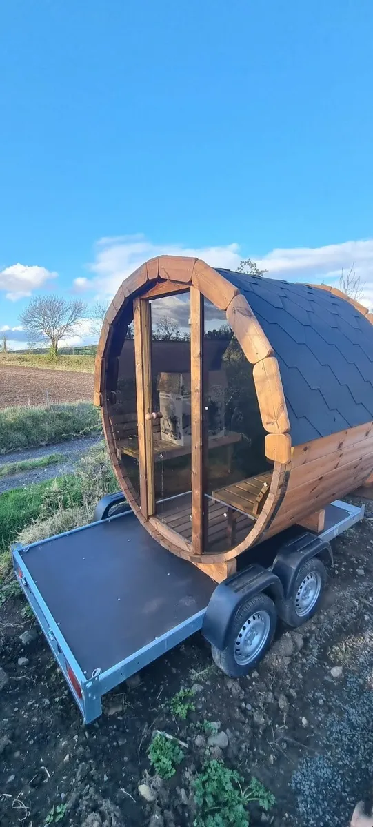 Thermowood barrel sauna 1.5m - Image 1