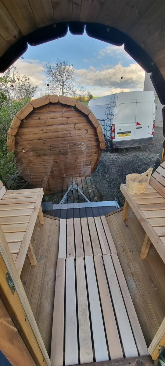 Thermowood barrel sauna 1.5m - Image 4