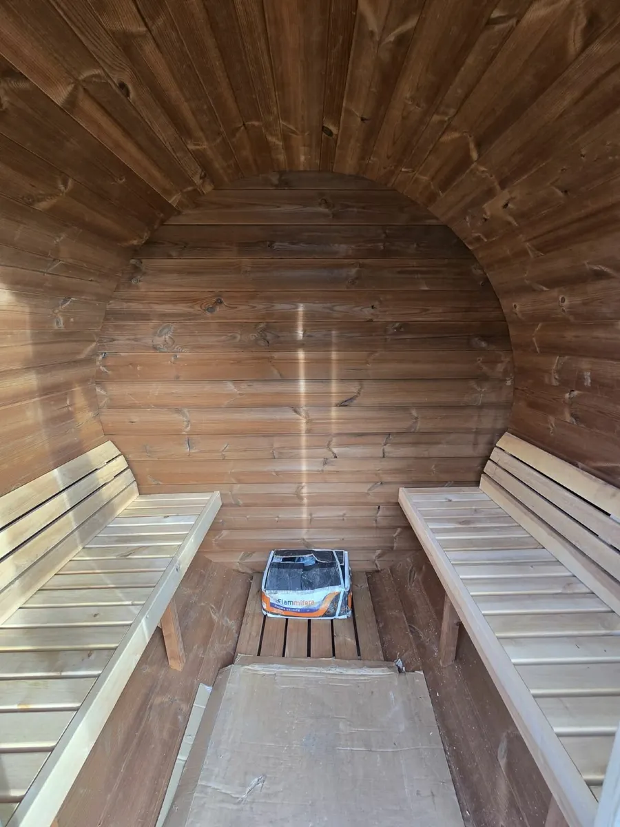 Thermowood barrel sauna 1.8m - Image 2