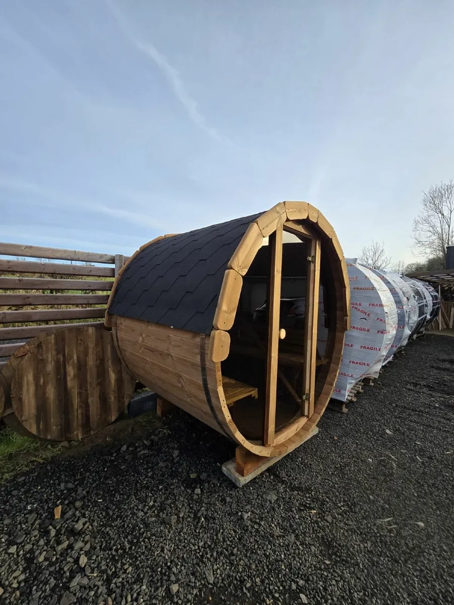 Thermowood barrel sauna 1.8m - Image 4