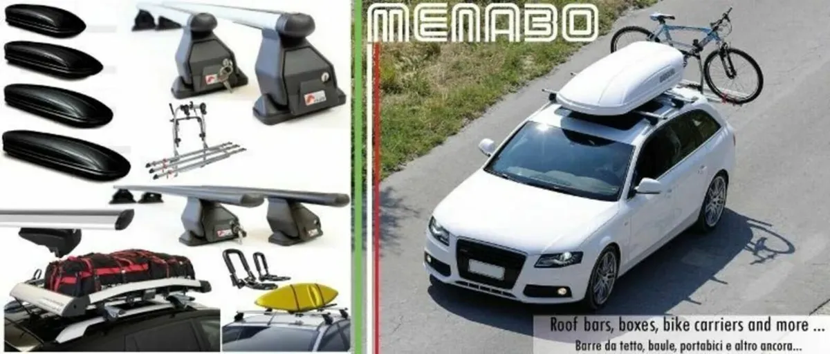 Menabo Bike Carriers  Car Holiday Boxes. - Image 3