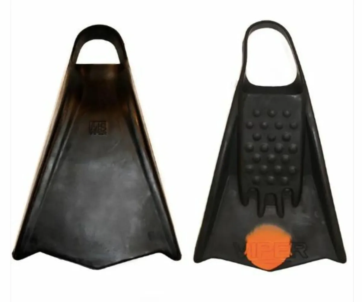 Viper Mike Stewart Swim Bodyboard Fins-Orange Dot