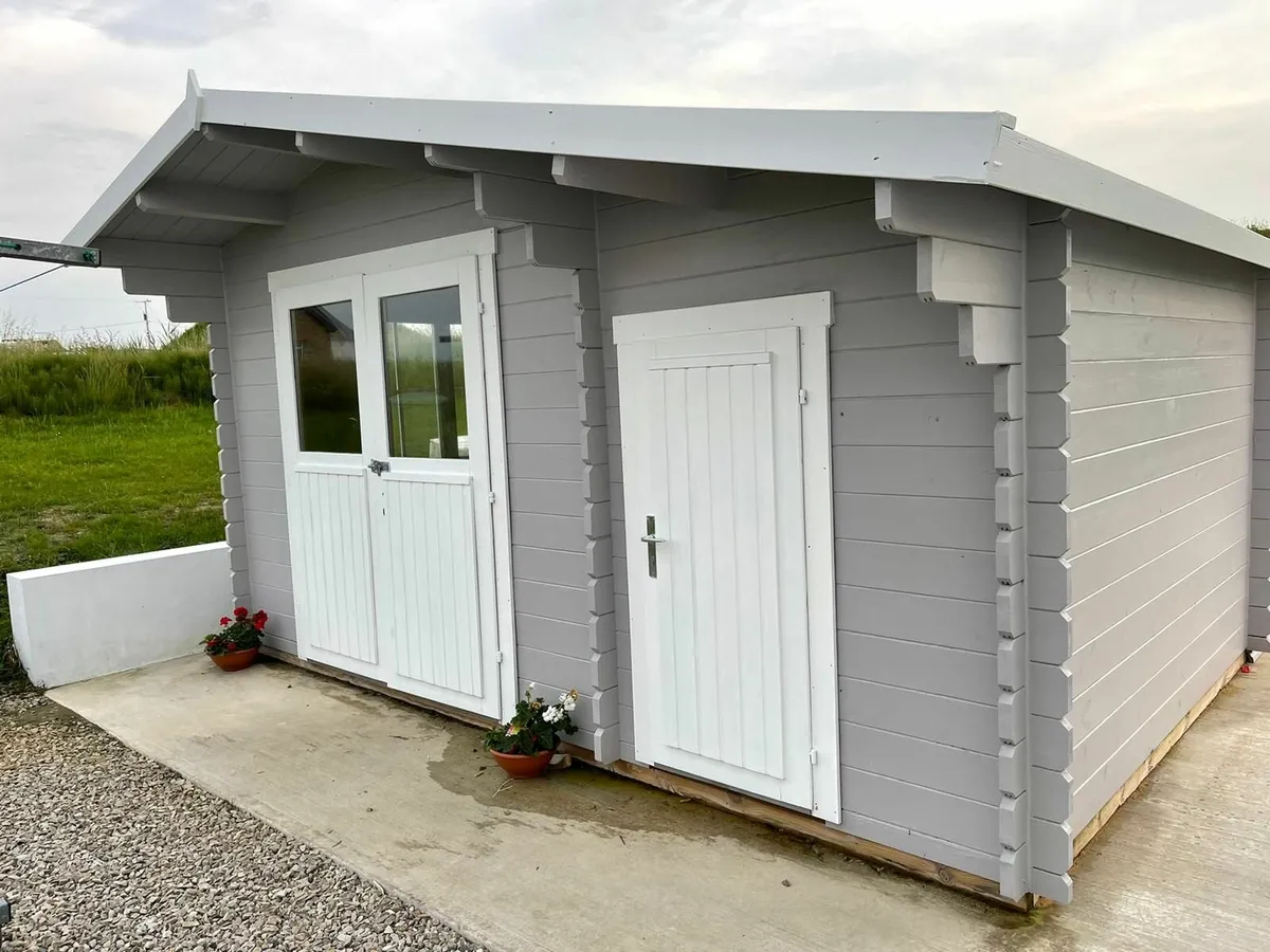 Solid wood cabin "Brutus" 4.5×3m - Image 1