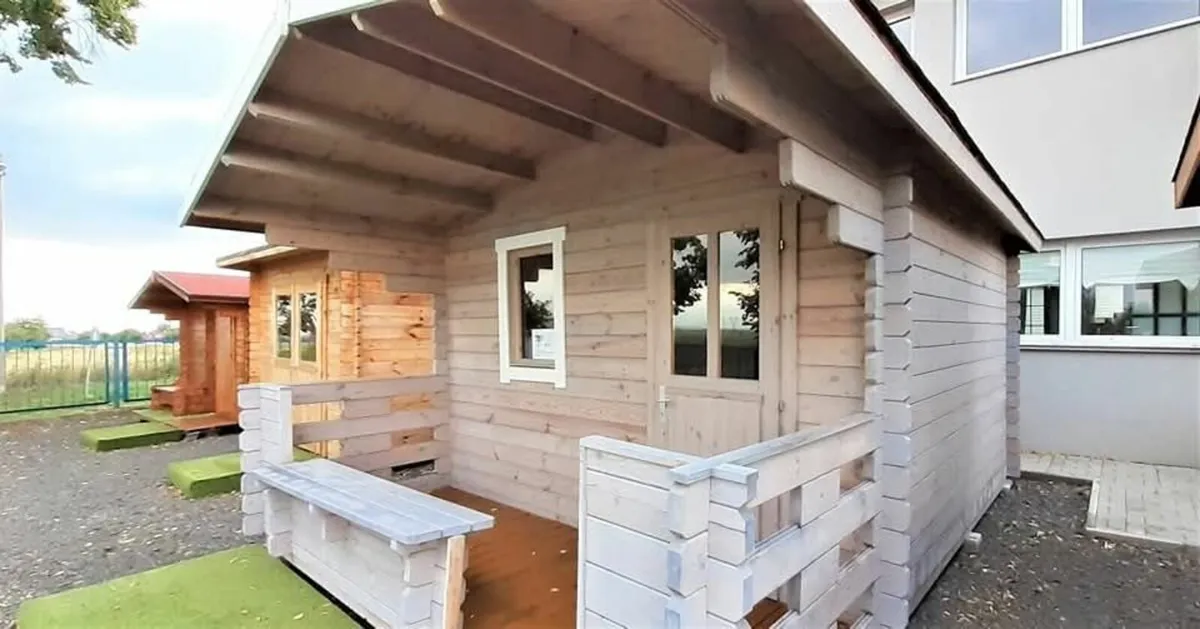 Solid wood cabin "Elza" 3.6×4.8m - Image 1