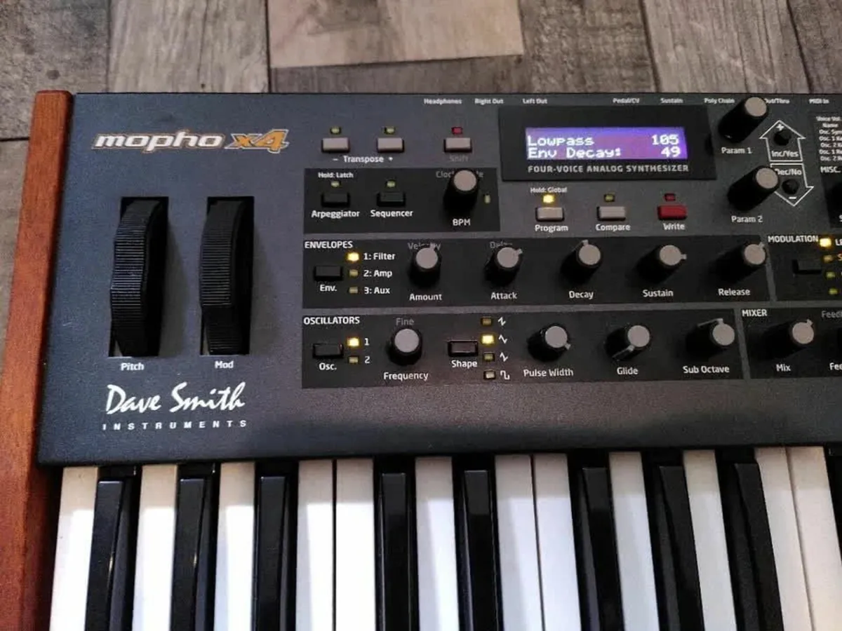 Dave Smith Mopho x4  44-key Polyphonic Synthesizer - Image 2