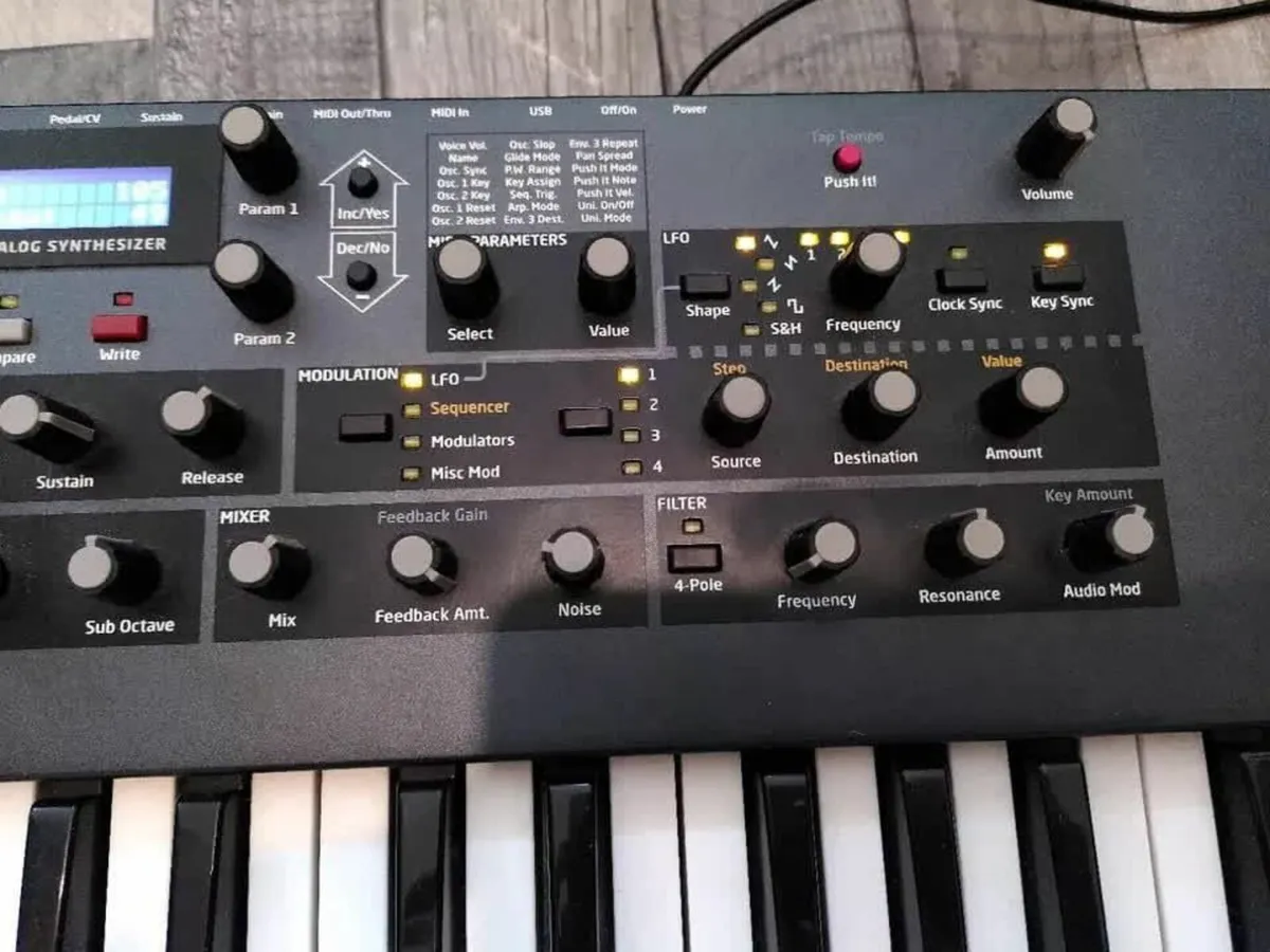 Dave Smith Mopho x4  44-key Polyphonic Synthesizer - Image 3