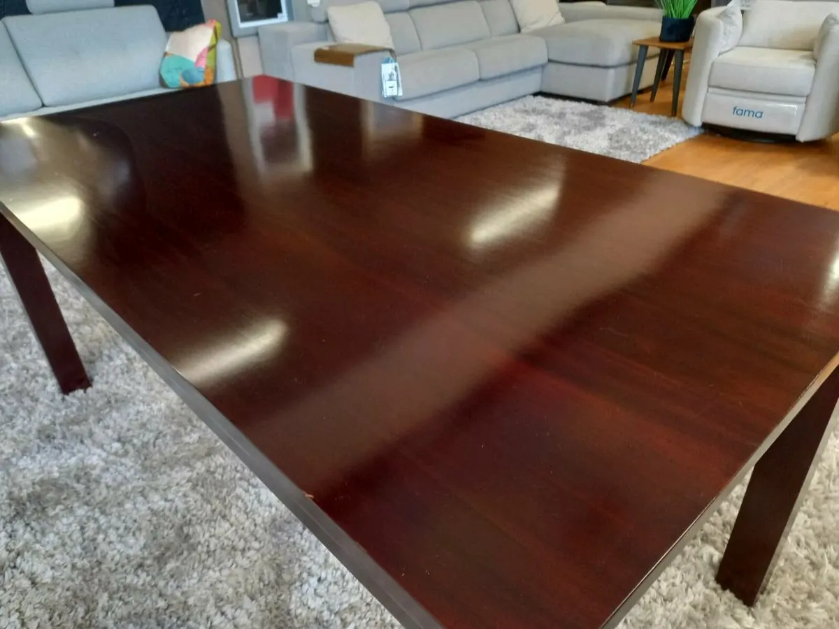 Polished Milano Mahagany table - Image 2