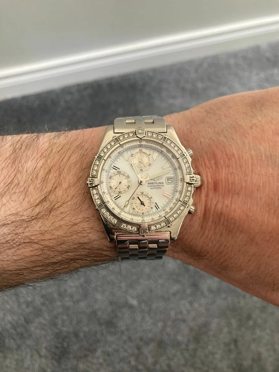 BREITLING CHRONOMAT DIAMOND BEZEL & MOP DIAL - Image 4