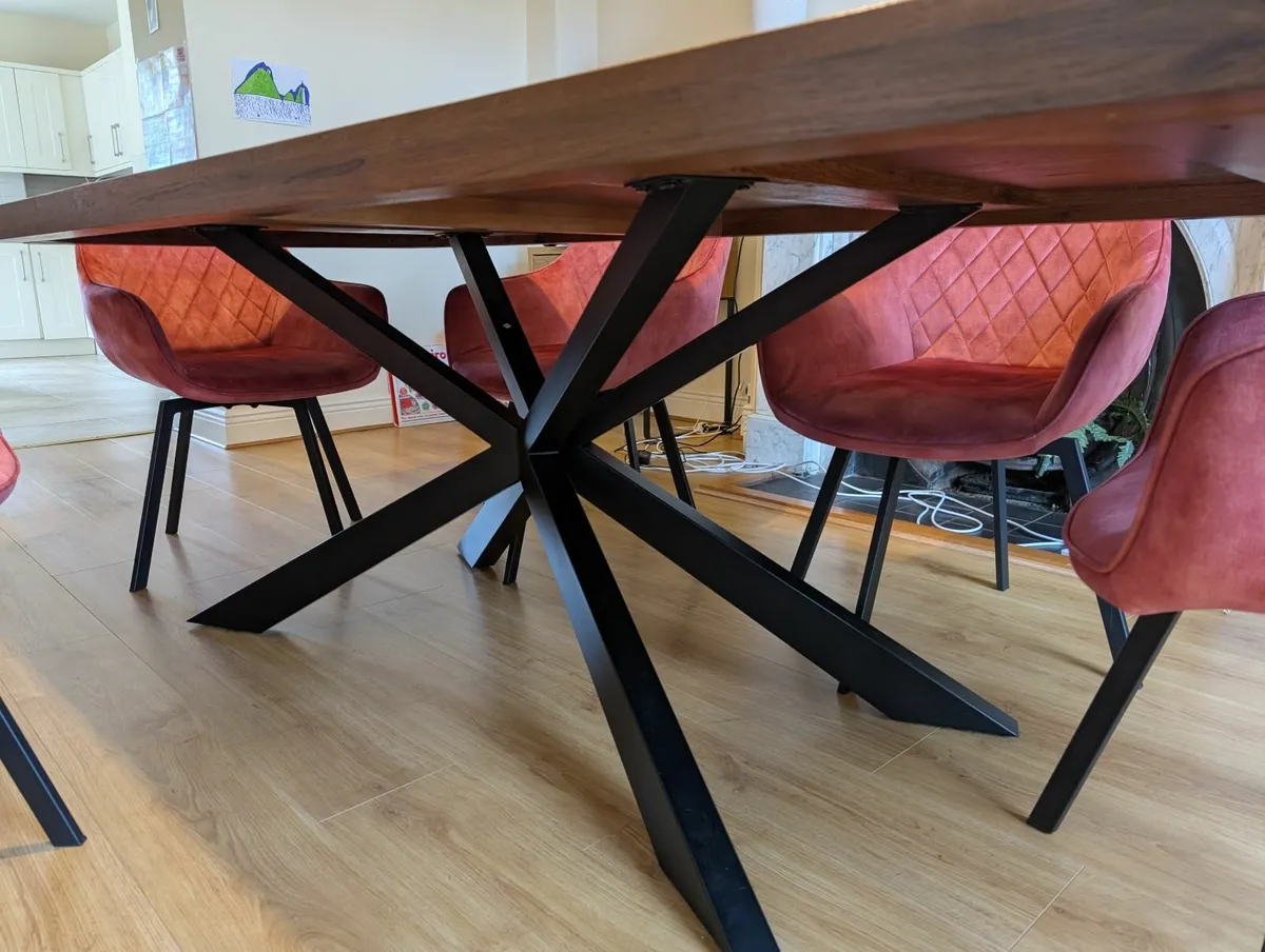 Harvey Norman Navarre Din Table + 6 Dion Chairs - Image 3