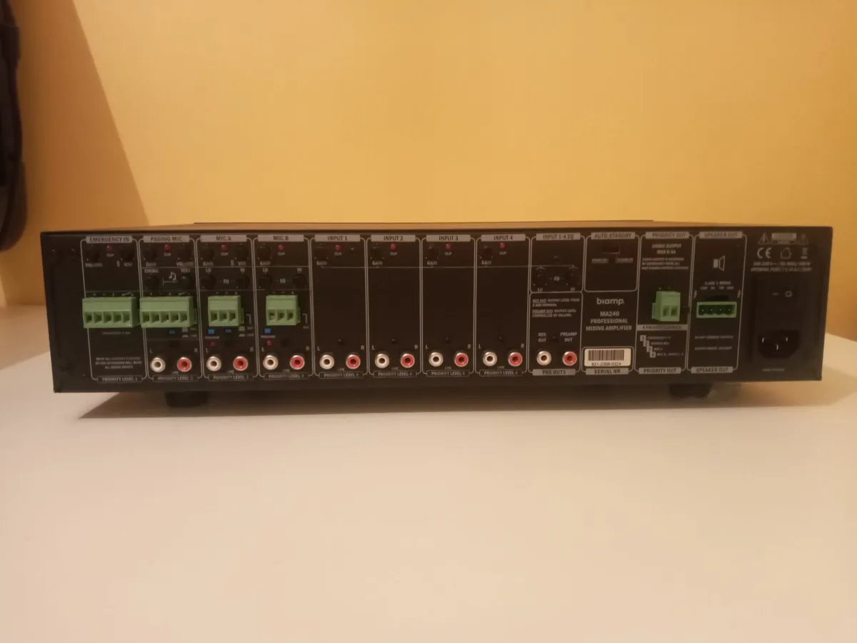 Delivery ‐ Biamp MA240 Pro Mixing Amplifier - Image 4