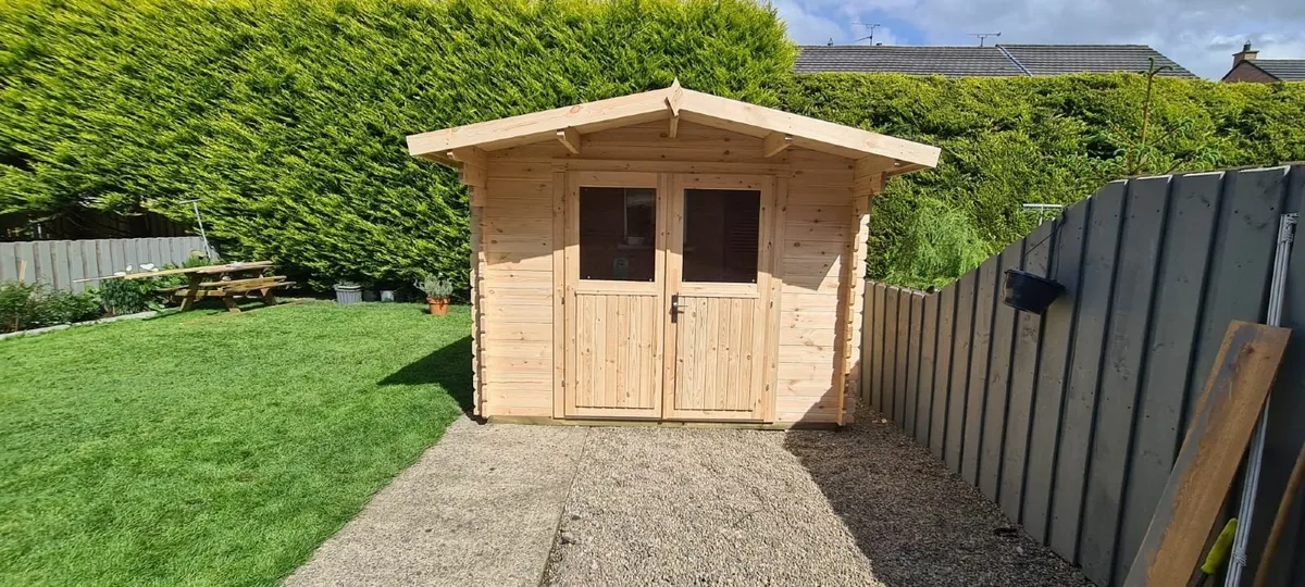 Solid wood cabin "PEGAS" 3×4m - Image 2