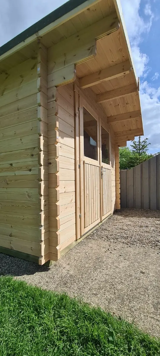 Solid wood cabin "PEGAS" 3×4m - Image 4