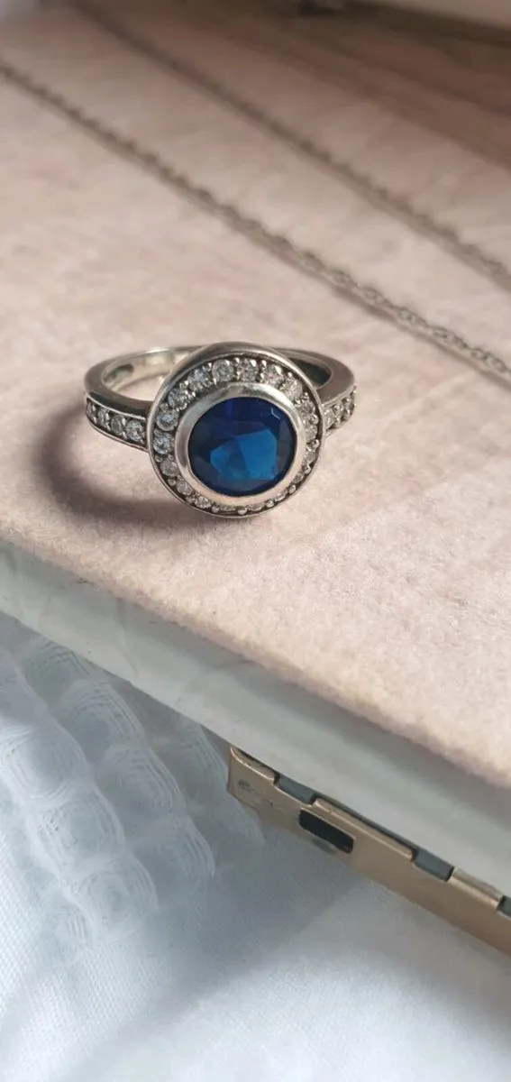 3 Sterling Silver Rings - Image 1