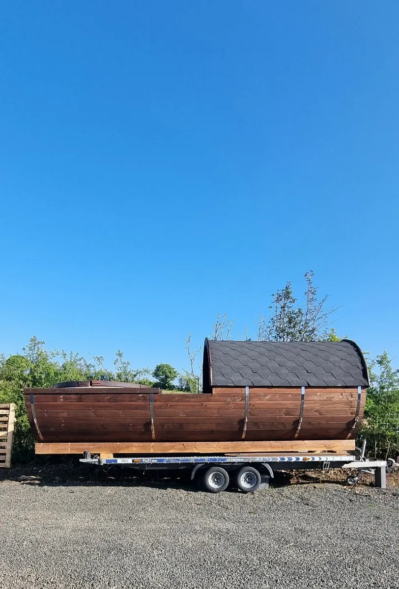 2in1 Barrel sauna + hot tub - Image 2