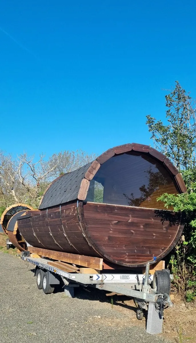 2in1 Barrel sauna + hot tub - Image 3