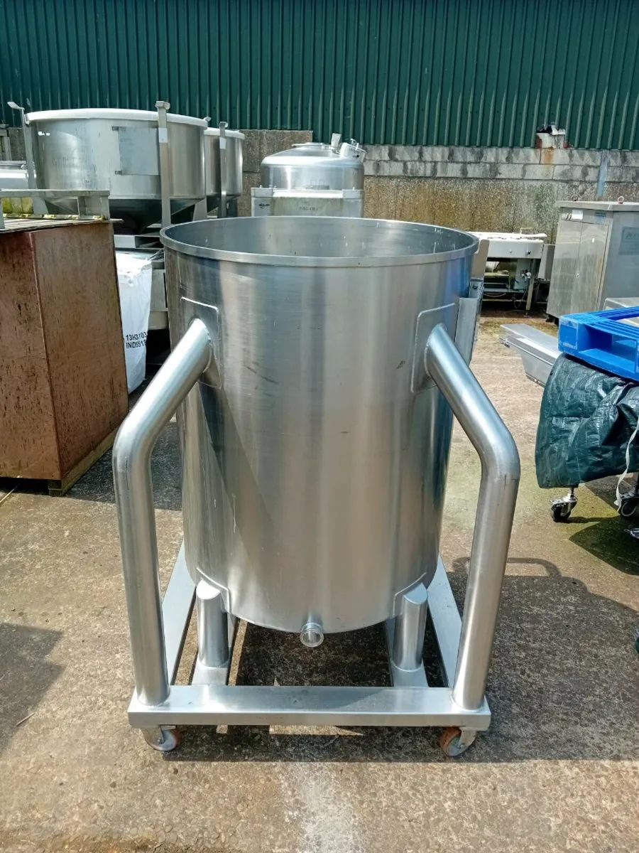 316 L stainless open top tank - Image 1