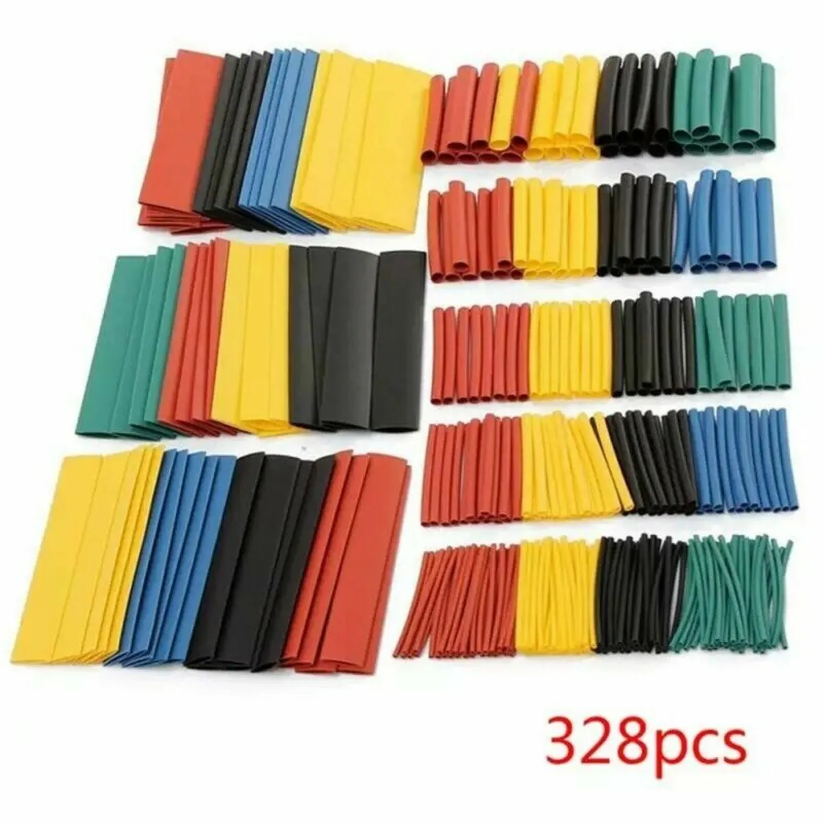 328Pcs Colorful Assorted Heat Shrink Tube Assortme
