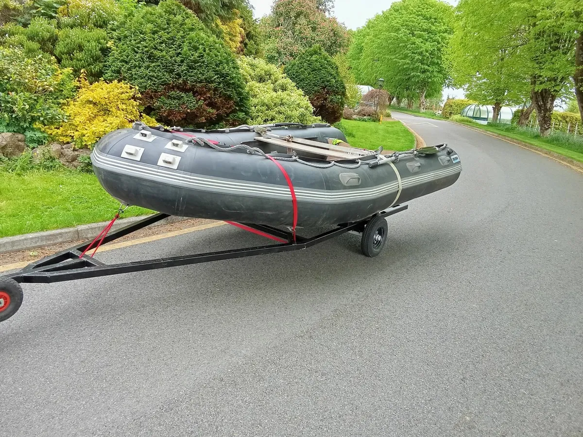Inflatable boat BUSCH-420 +trailer - Image 2