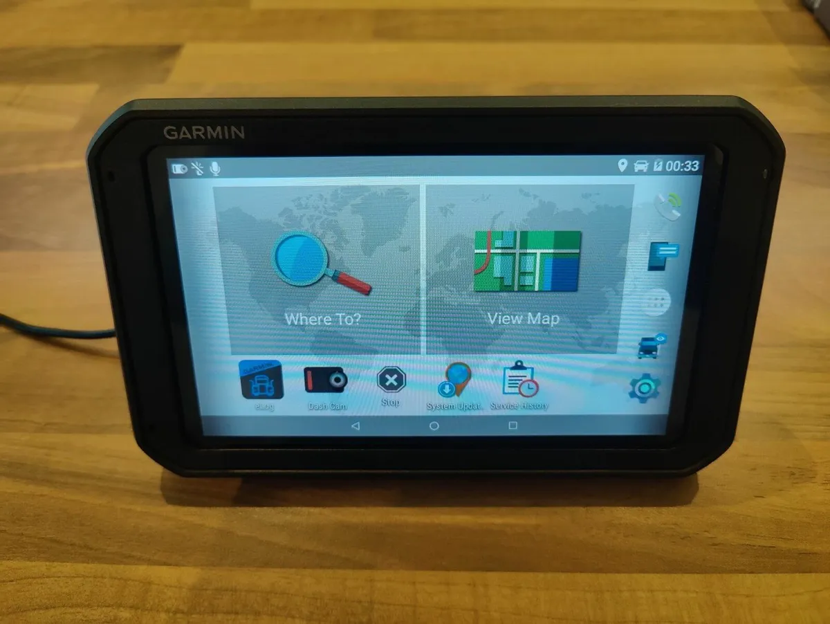 Garmin dezlcam 785 HGV sat nav - Eircodes -Dashcam - Image 4