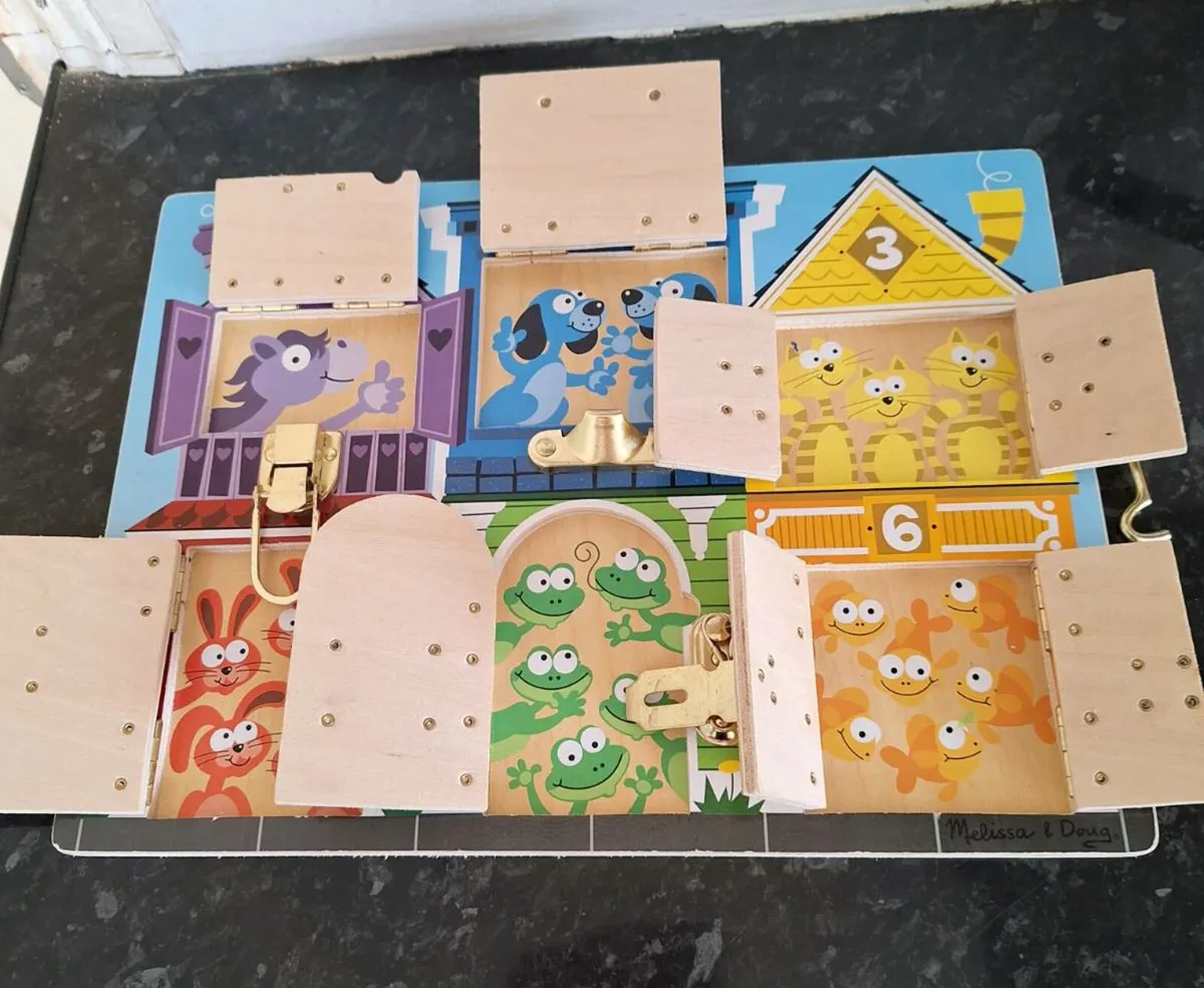 Melissa and Doug latches board - Image 2