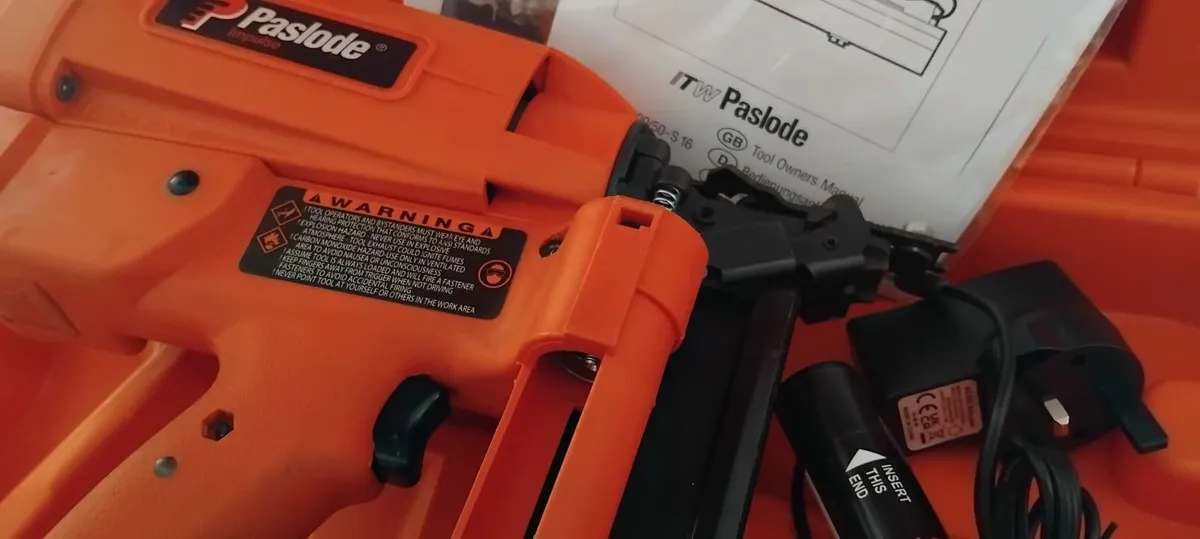 Paslode 16 Gauge 1/2" Crown Stapler - Image 1
