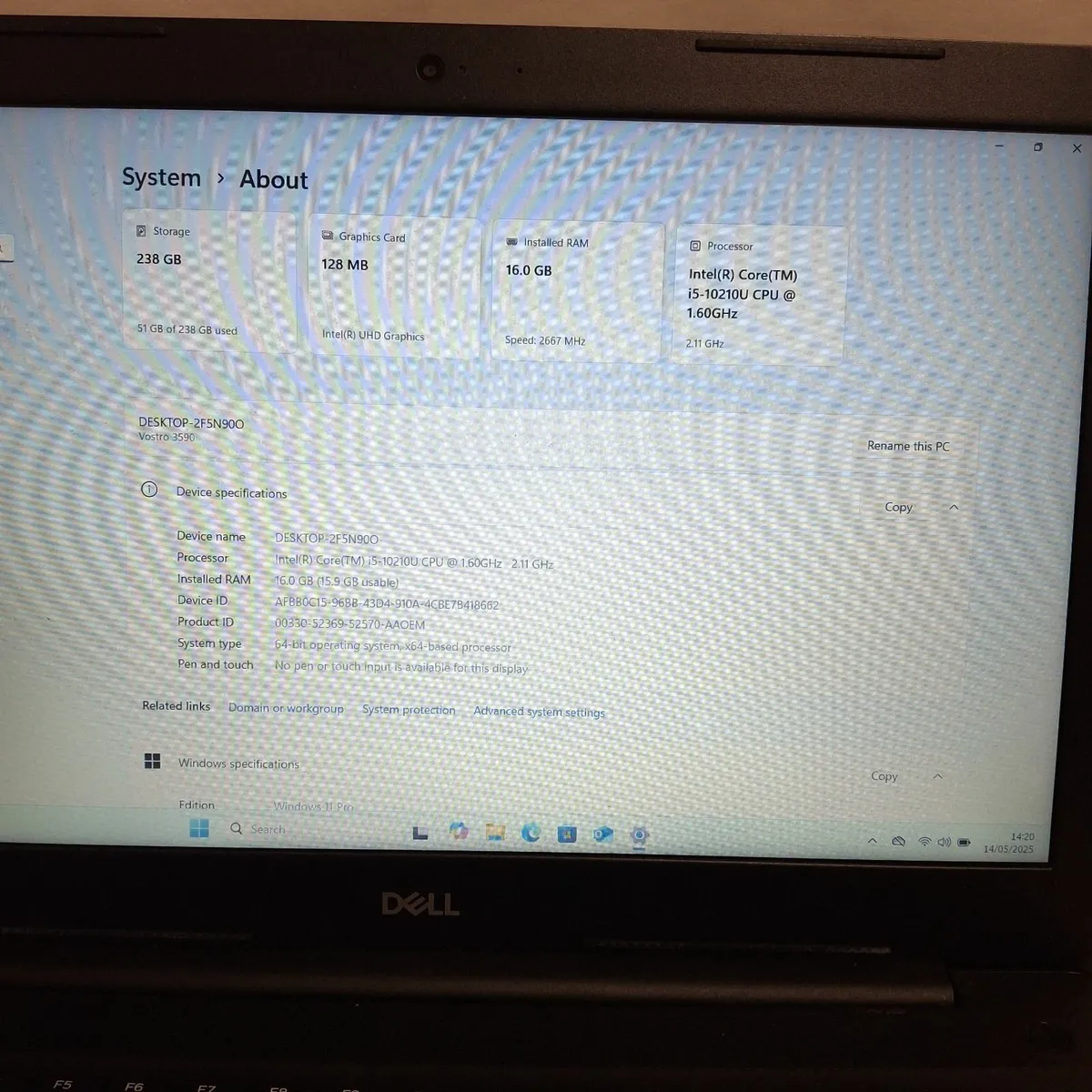Dell Latitude 3590 Business Laptop – 10th Gen i5 - Image 4