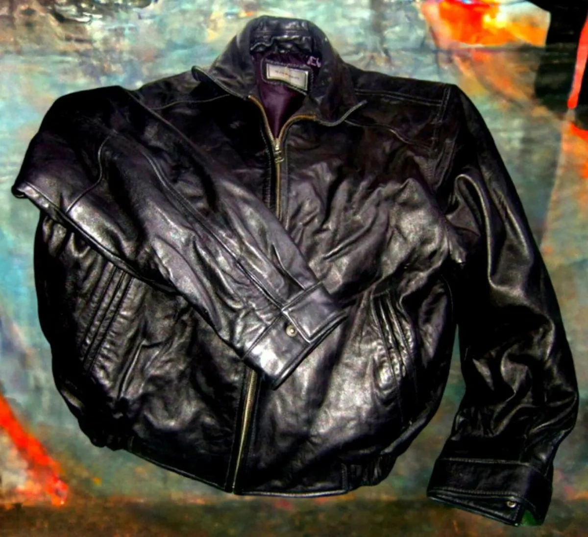 Vintage Leather Jacket - Image 1