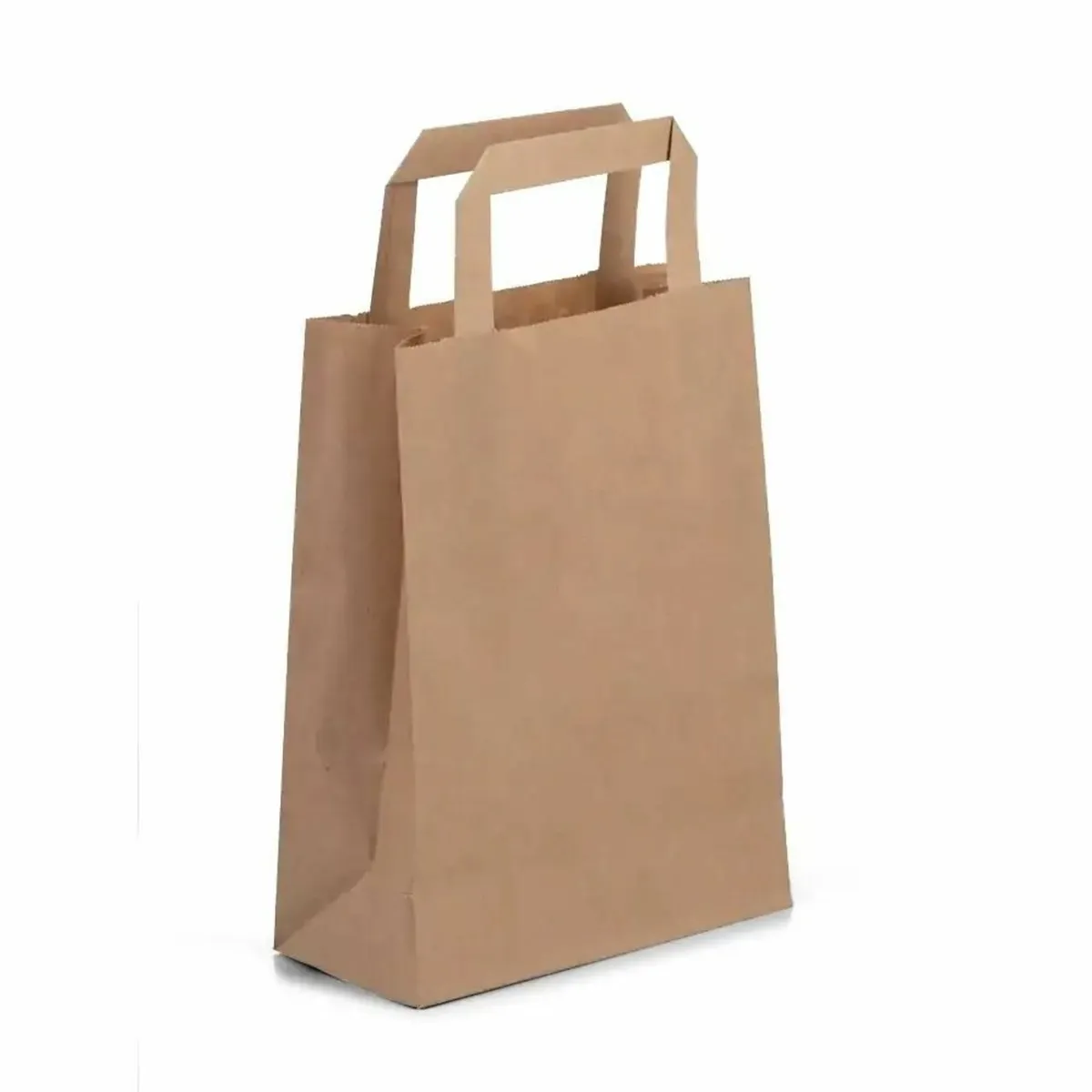 Brown paper kraft carrier bags 100 gsm - Image 1