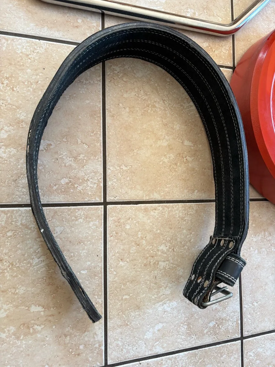 OLYMPIC 20KG HEX BAR, BUMPER PLATES, WGT BELT. - Image 3