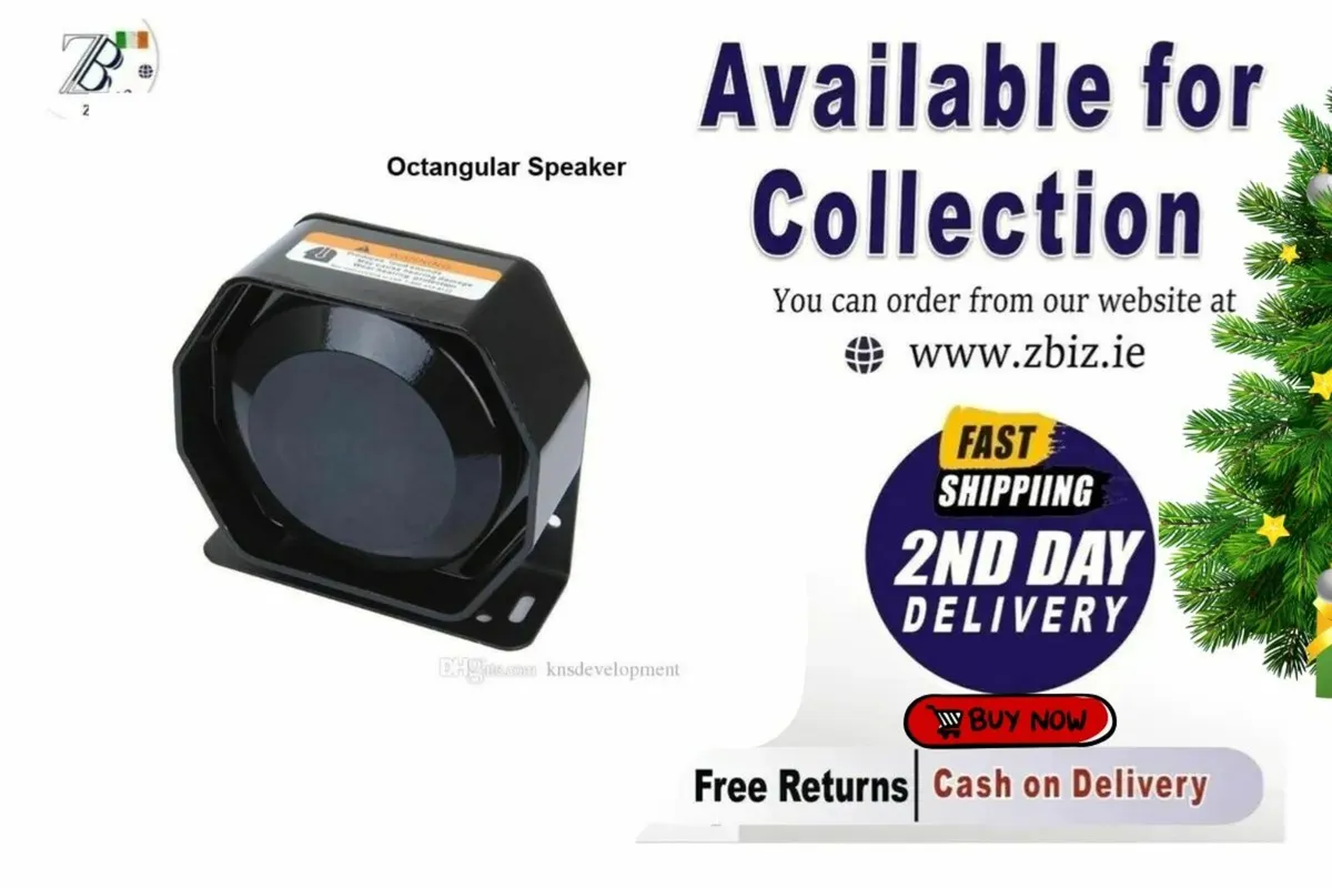 400W Car Warning Speaker: Loud and Clear - Image 1