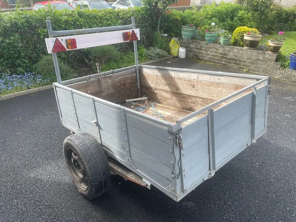 Single axle trailer 4ft x 5.5ft - Image 1