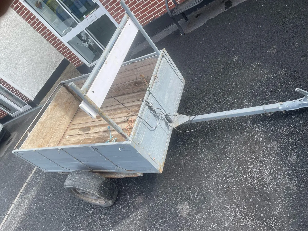 Single axle trailer 4ft x 5.5ft - Image 2
