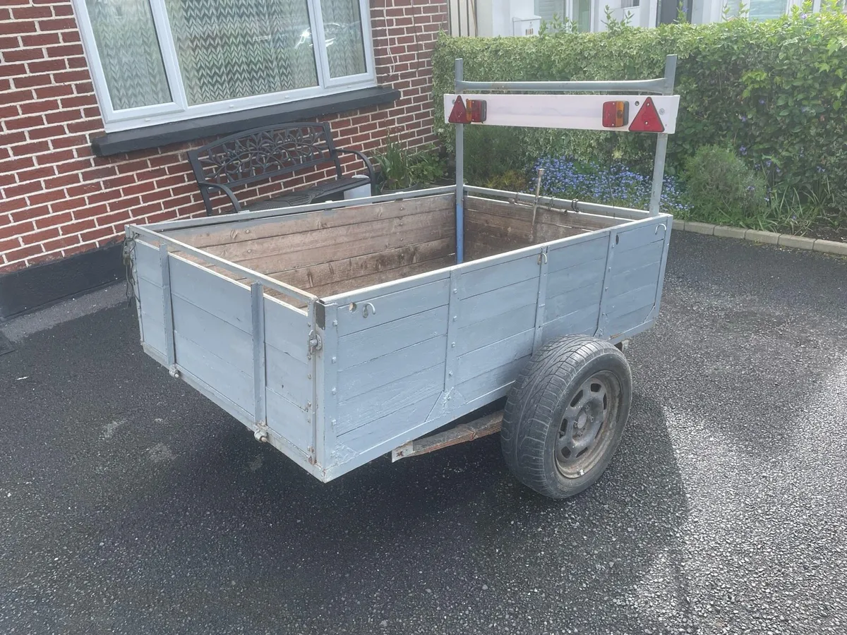 Single axle trailer 4ft x 5.5ft - Image 3