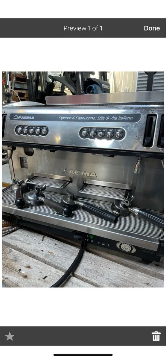 FAEMA 2 grouped espresso machine