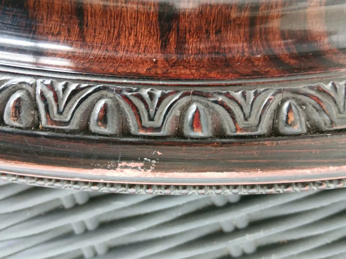Old Oval Mirror - Image 3