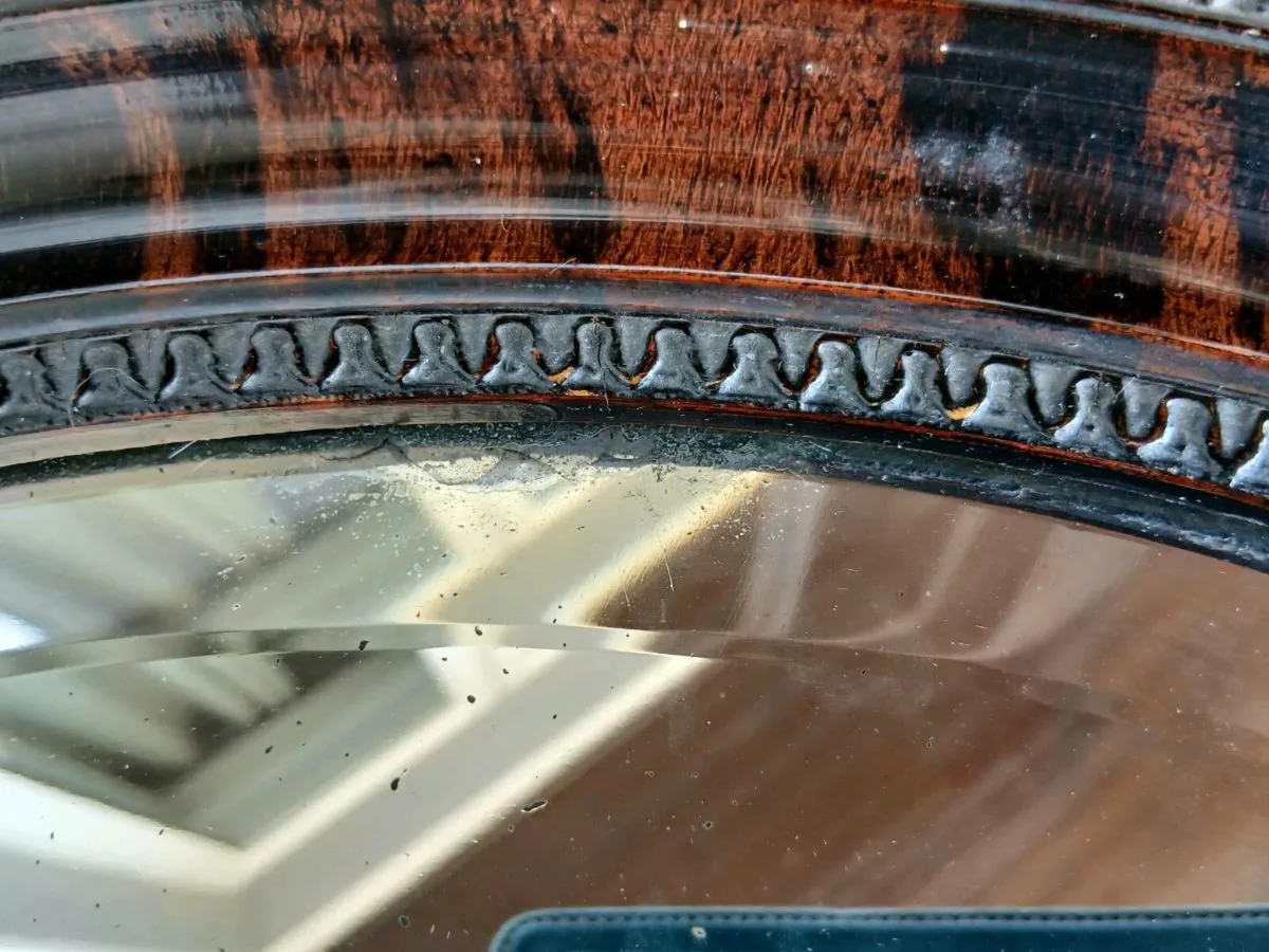 Old Oval Mirror - Image 4