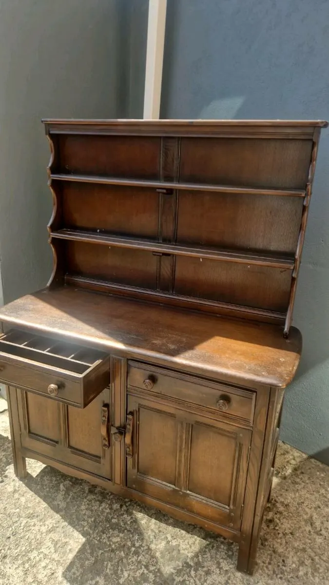 Antique vintage ercol dresser press
