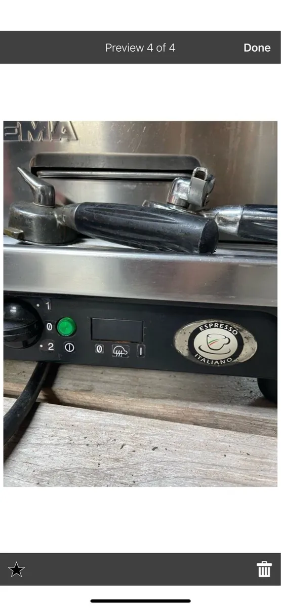 Fraccino espresso machine 2 groups - Image 4