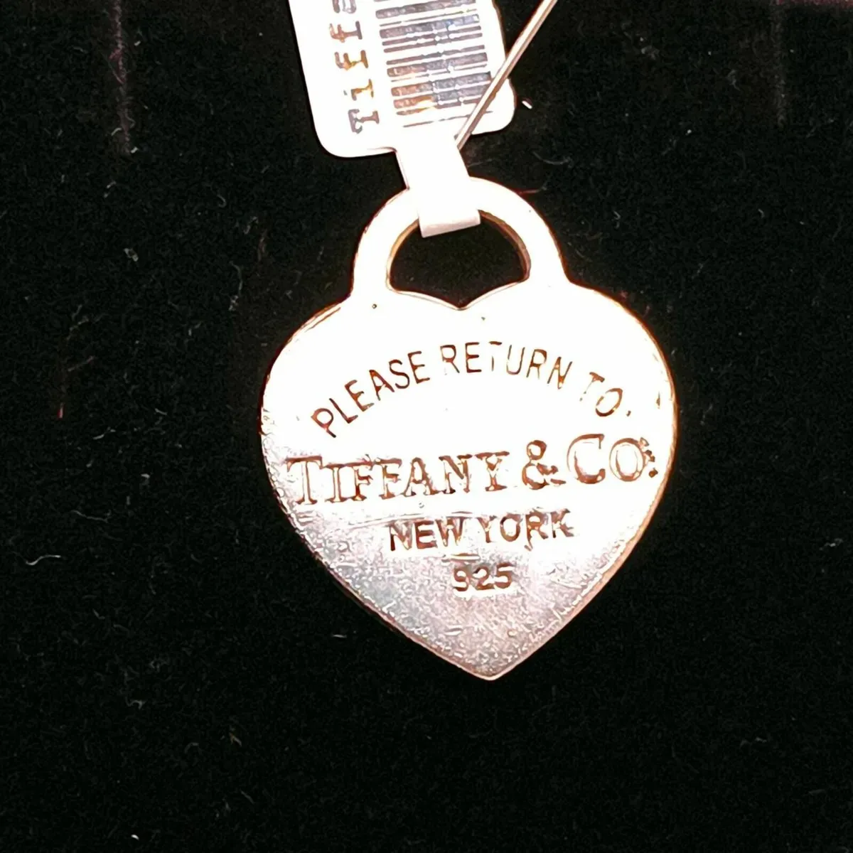 Tiffany & Co Heart Pendant/Charm 925 Silver - Image 1